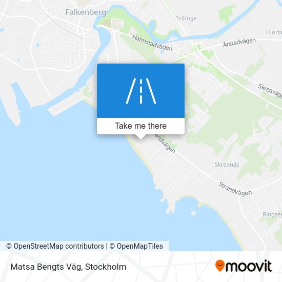 Matsa Bengts Väg map