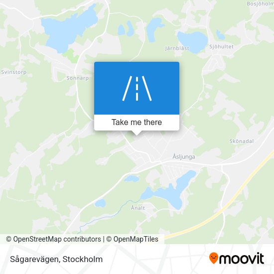Sågarevägen map