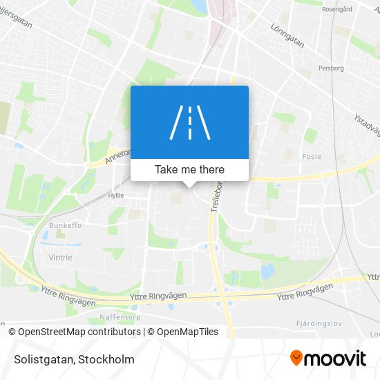 Solistgatan map