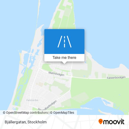 Bjällergatan map