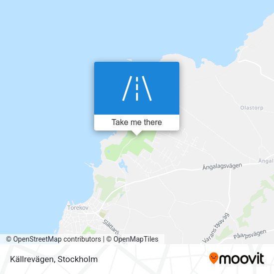 Källrevägen map