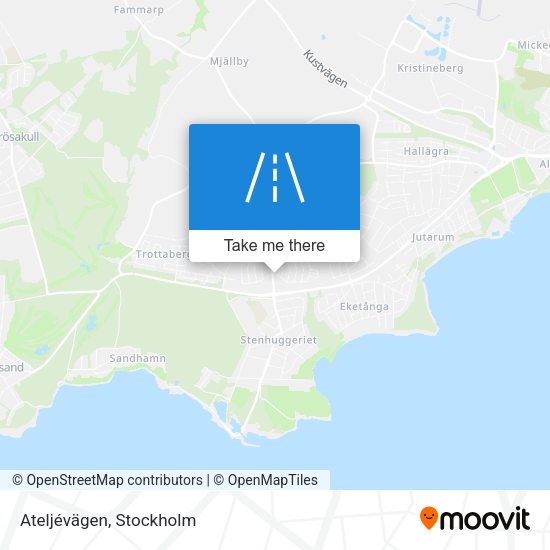Ateljévägen map