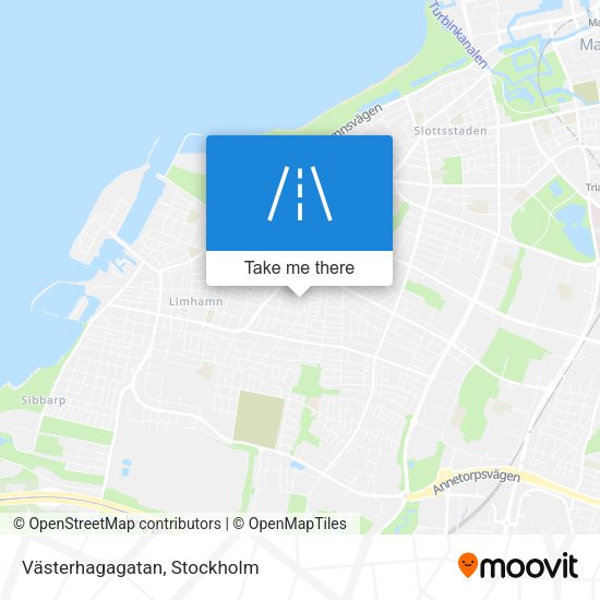 Västerhagagatan map