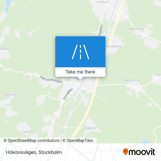 Hökönsvägen map