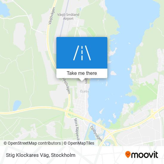 Stig Klockares Väg map