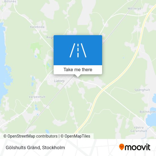 Gölshults Gränd map
