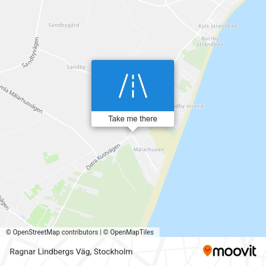 Ragnar Lindbergs Väg map