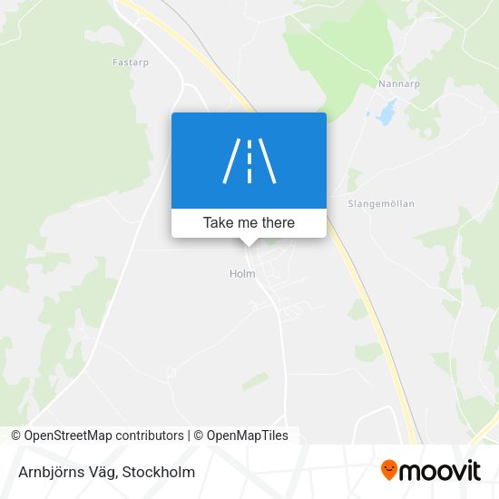 Arnbjörns Väg map