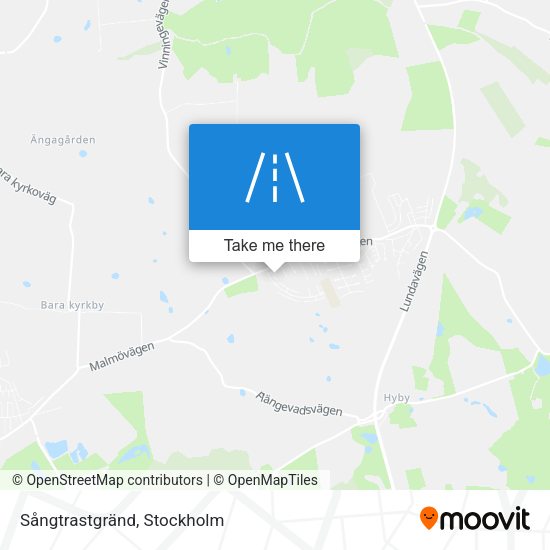 Sångtrastgränd map