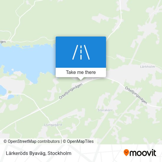 Lärkeröds Byaväg map