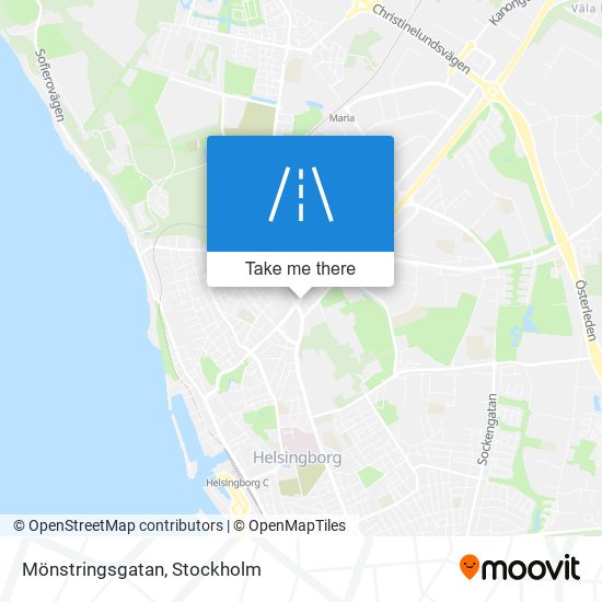 Mönstringsgatan map