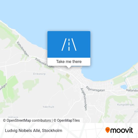 Ludvig Nobels Allé map