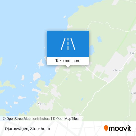 Öjarpsvägen map