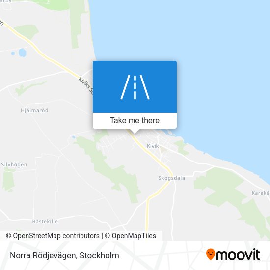 Norra Rödjevägen map