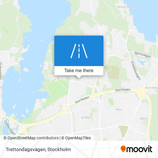 Trettondagsvägen map