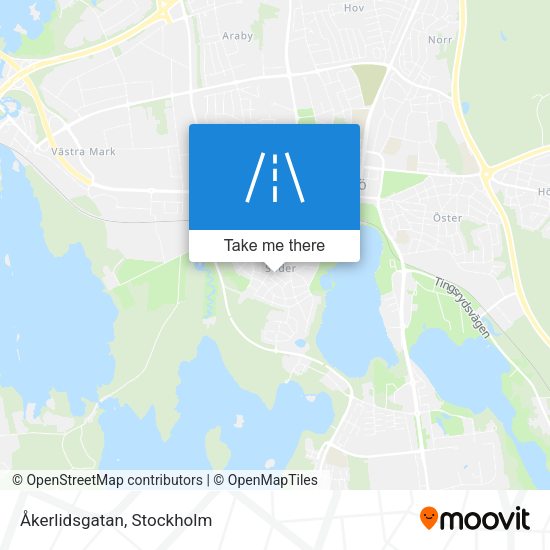 Åkerlidsgatan map