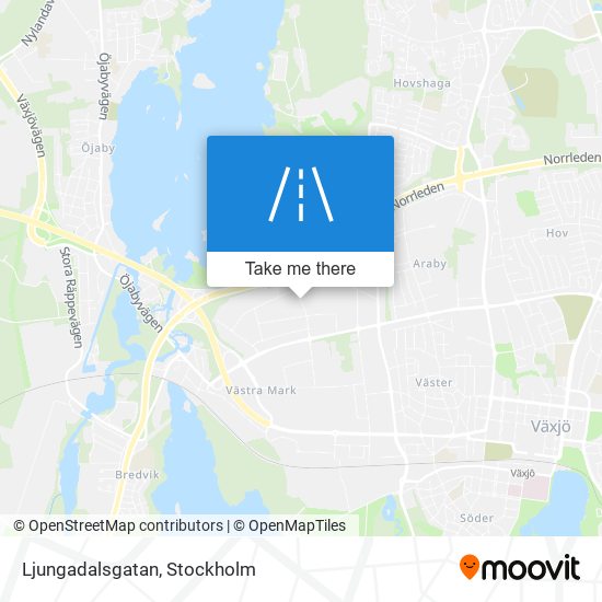 Ljungadalsgatan map