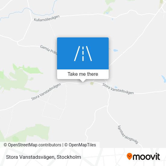 Stora Vanstadsvägen map