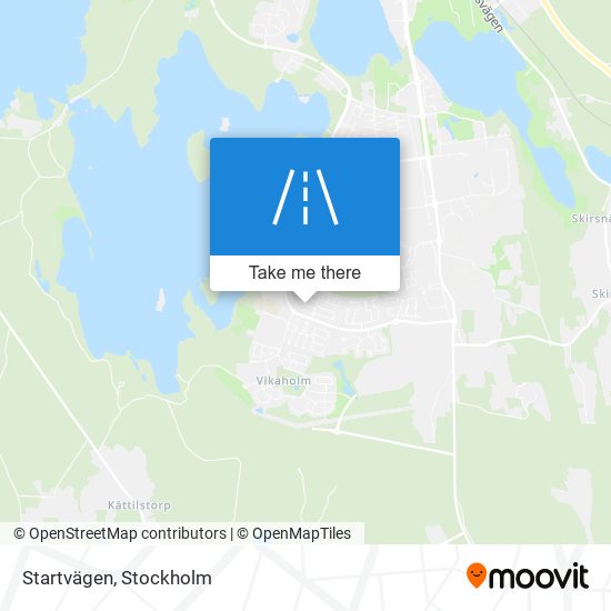 Startvägen map