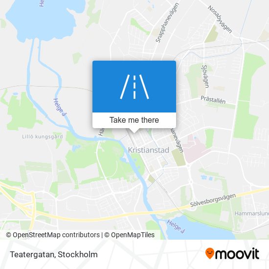 Teatergatan map