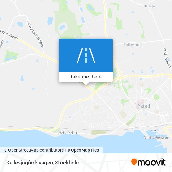 Källesjögårdsvägen map