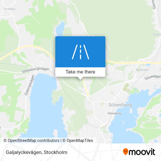 Galjalyckevägen map