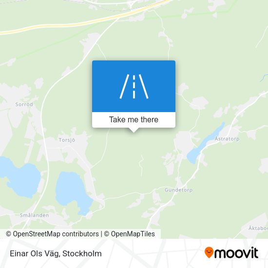 Einar Ols Väg map