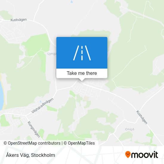 Åkers Väg map