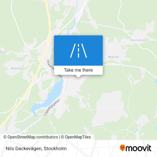 Nils Dackevägen map