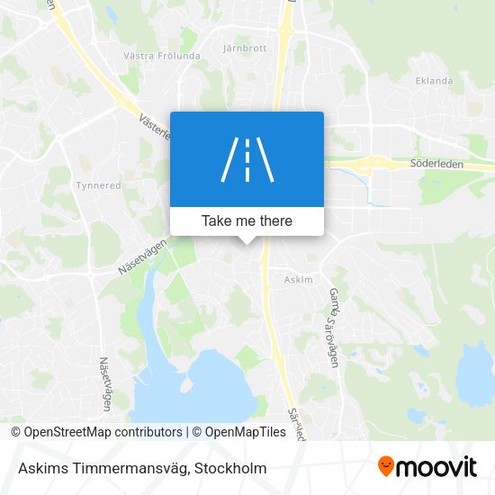 Askims Timmermansväg map