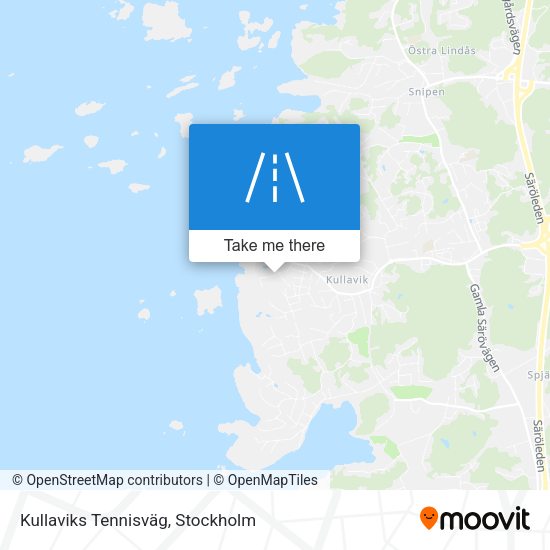 Kullaviks Tennisväg map