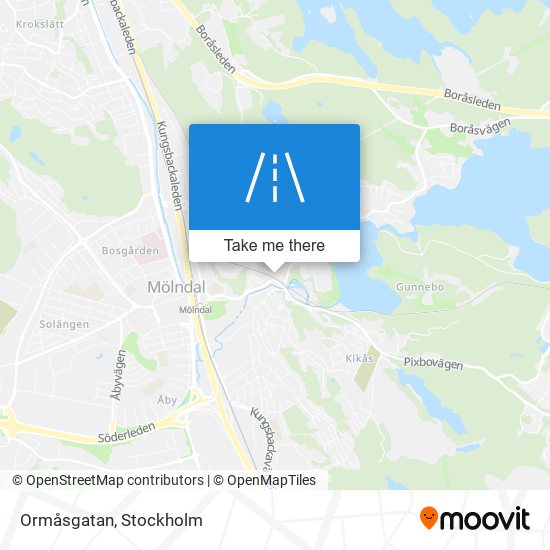 Ormåsgatan map