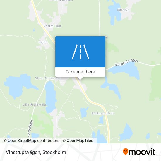 Vinstrupsvägen map