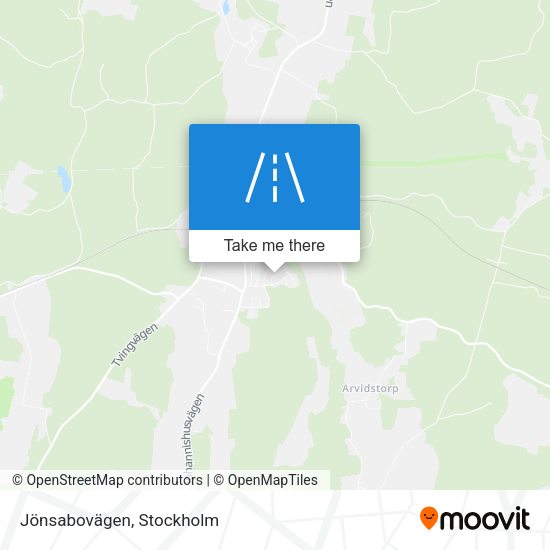 Jönsabovägen map