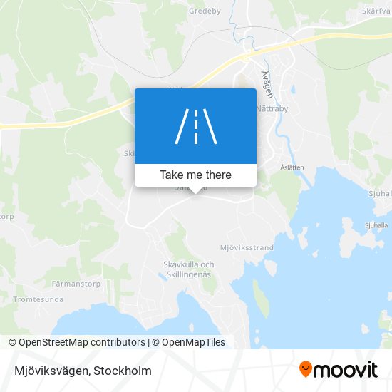 Mjöviksvägen map