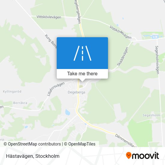 Hästavägen map