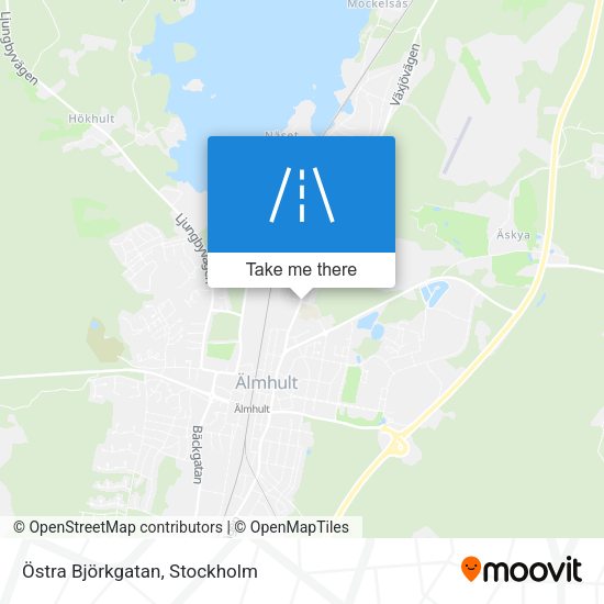 Östra Björkgatan map