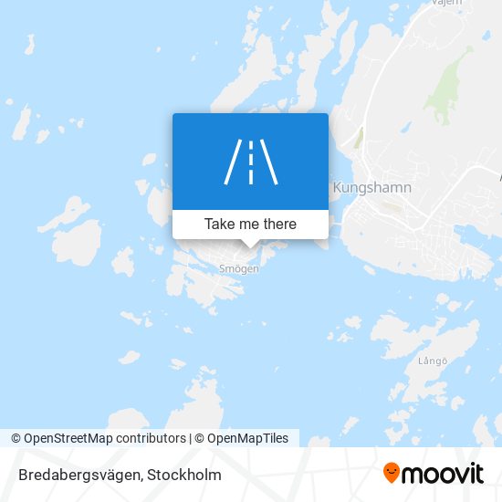 Bredabergsvägen map