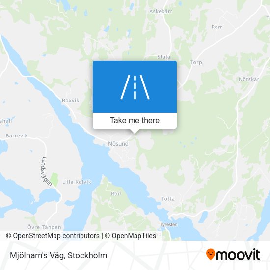 Mjölnarn's Väg map