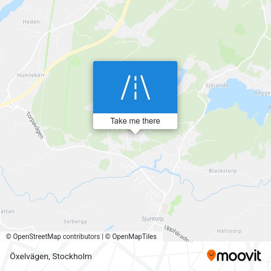 Öxelvägen map