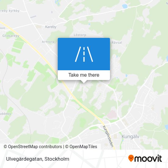 Ulvegärdegatan map
