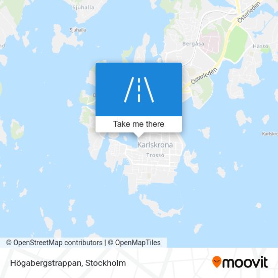 Högabergstrappan map