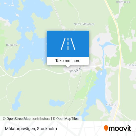 Målatorpsvägen map