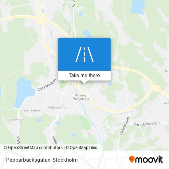 Pepparbacksgatan map