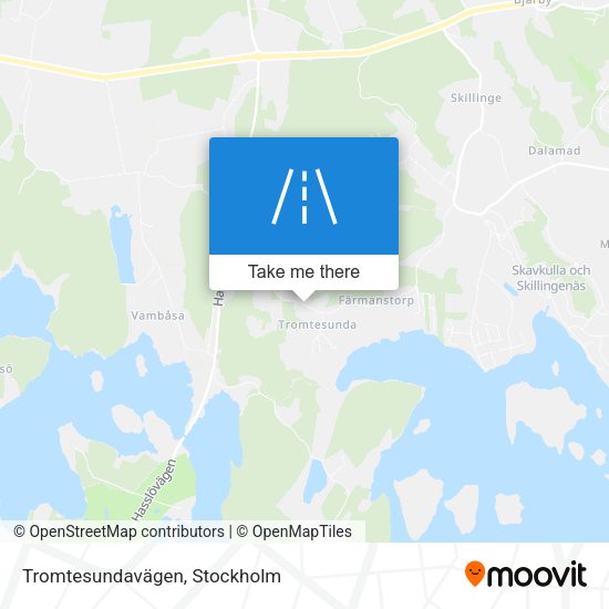 Tromtesundavägen map