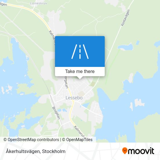 Åkerhultsvägen map