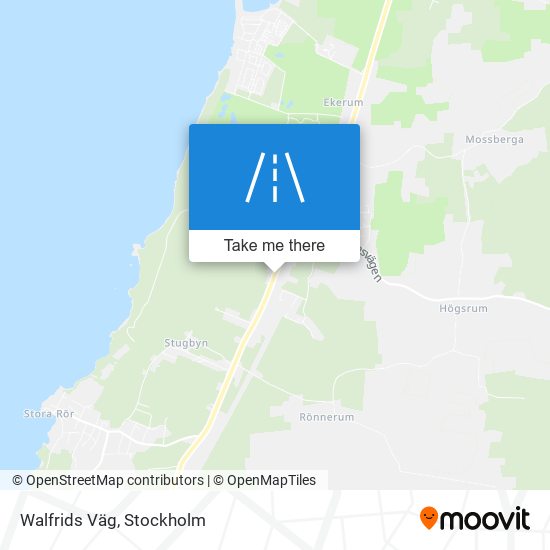Walfrids Väg map