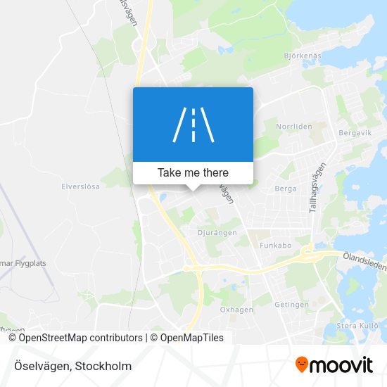 Öselvägen map
