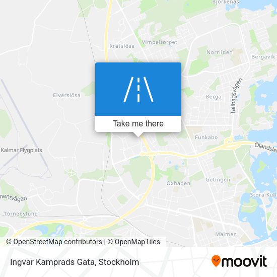 Ingvar Kamprads Gata map