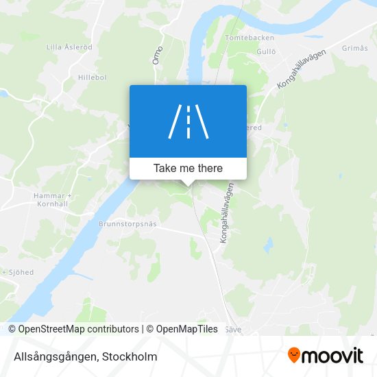 Allsångsgången map